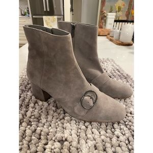 Bleaker and Bond Women's Lacey Grey Suede Ankle Boot Size 11
